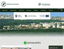 Tablet Screenshot of nadlesnictwo.gdansk.lasy.gov.pl