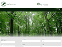 Tablet Screenshot of lesnicydlastolicy.lasy.gov.pl