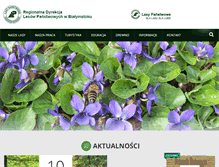 Tablet Screenshot of bialystok.lasy.gov.pl
