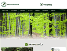 Tablet Screenshot of lukow.warszawa.lasy.gov.pl