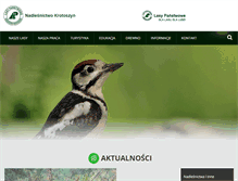Tablet Screenshot of krotoszyn.poznan.lasy.gov.pl