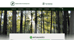 Desktop Screenshot of konstantynowo.poznan.lasy.gov.pl