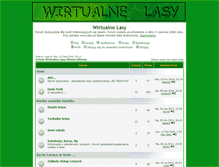 Tablet Screenshot of forum.lasy.pl